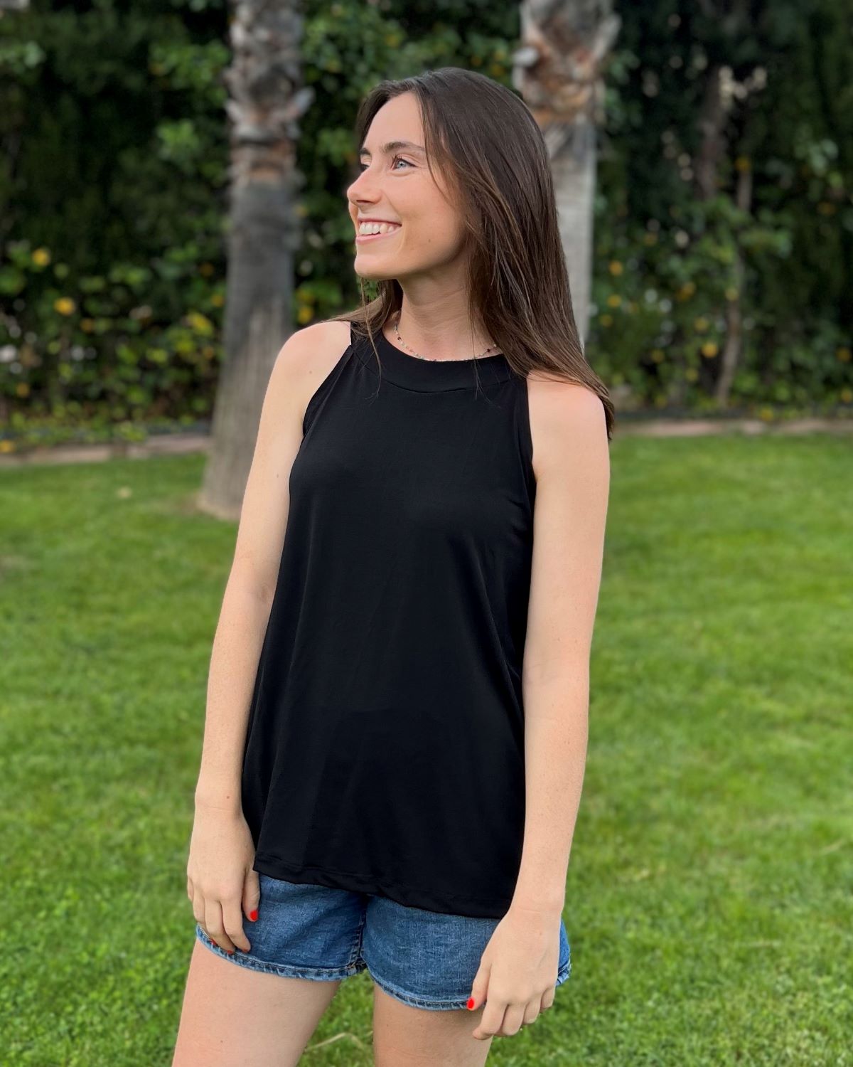 Long Navy Packable Dress