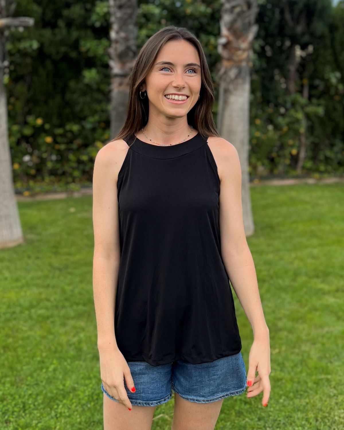 Long Navy Packable Dress