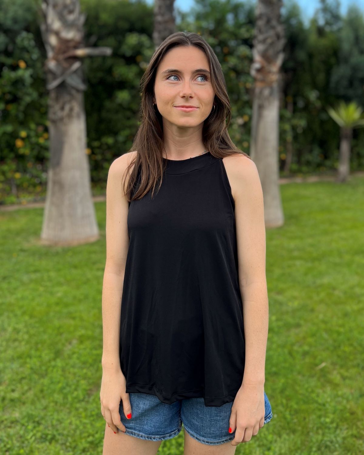 Long Navy Packable Dress