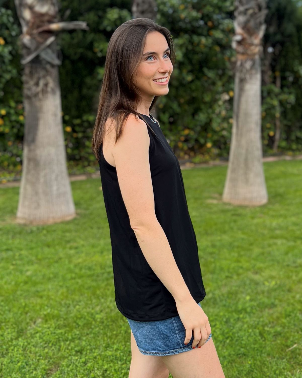 Long Navy Packable Dress