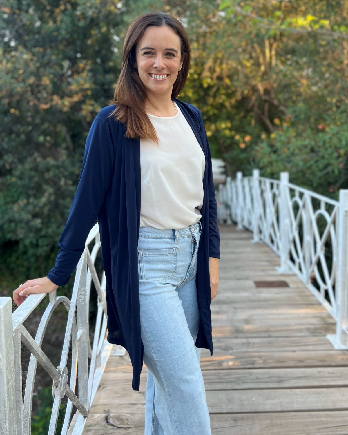 Packable long black jacket