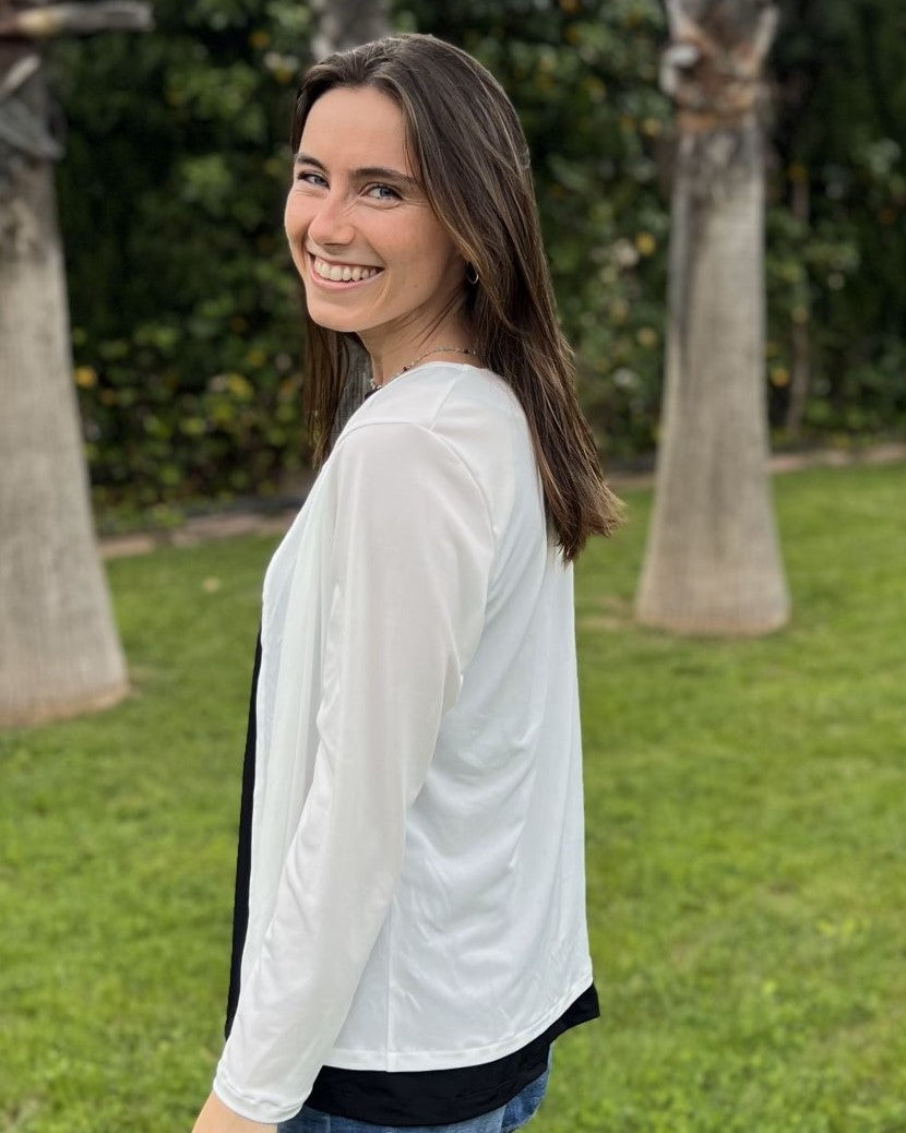 Packable white jacket