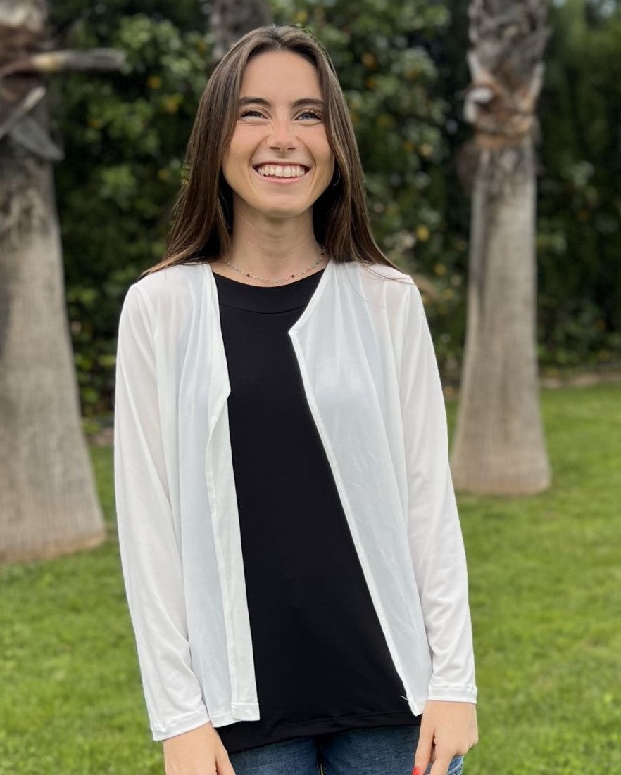 Packable white jacket
