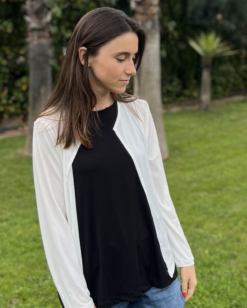 Packable white jacket