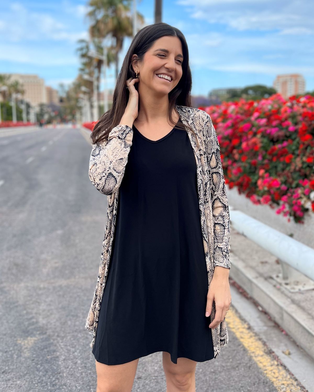 Long packable snake jacket
