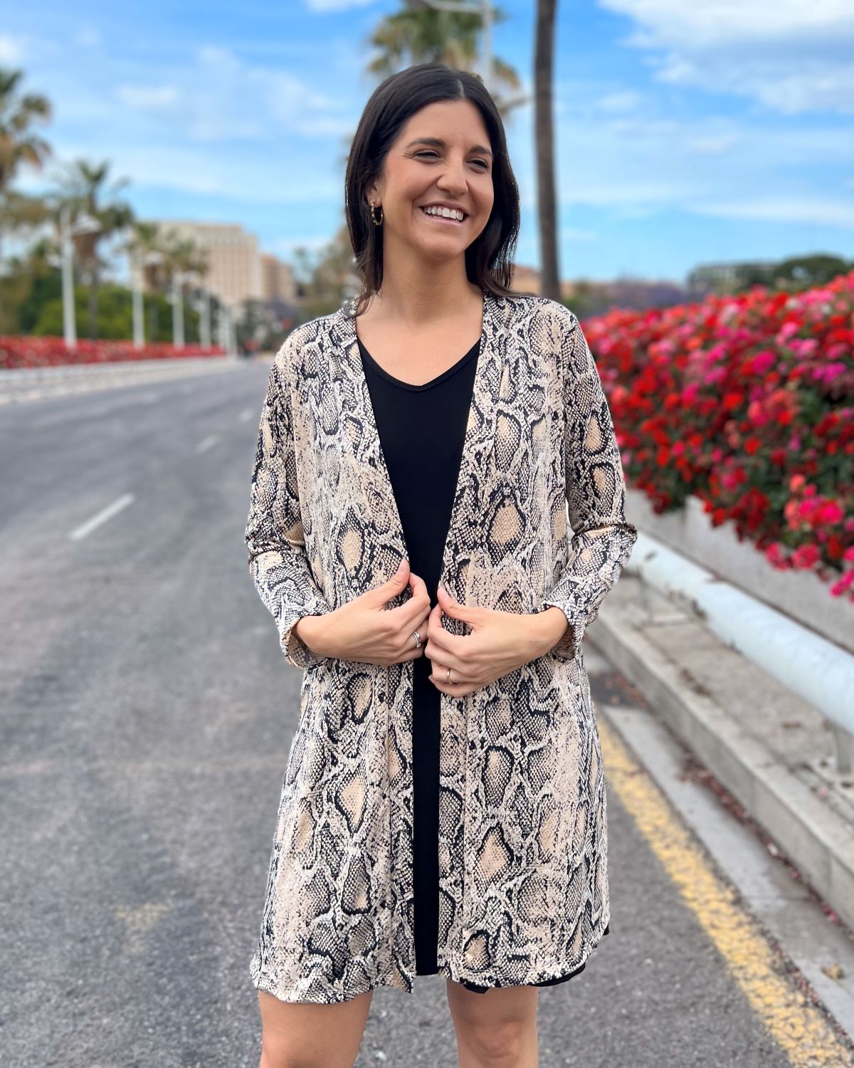 Long packable snake jacket