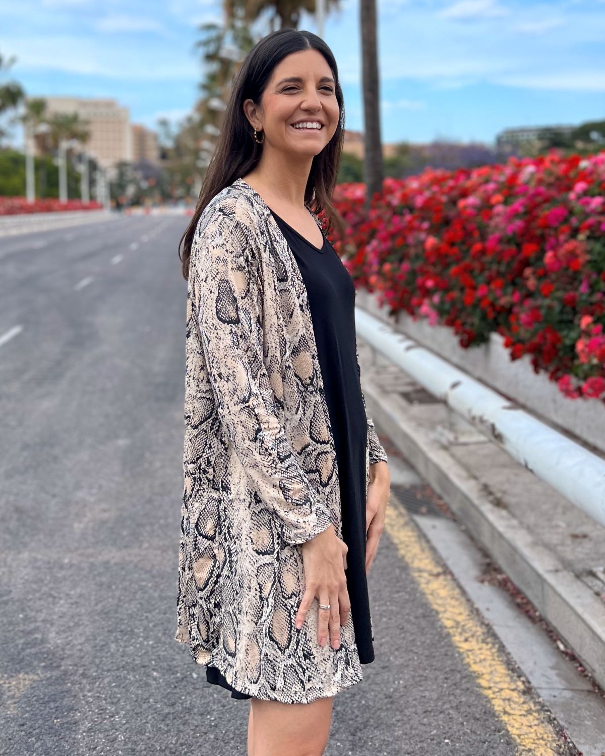 Long packable snake jacket
