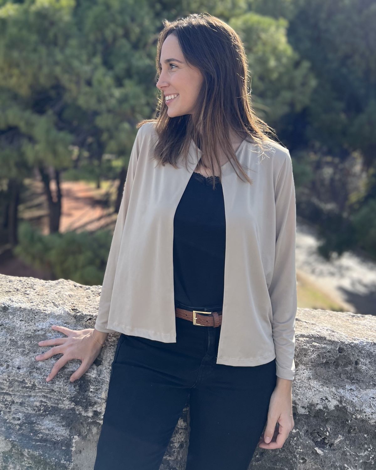 Packable white jacket
