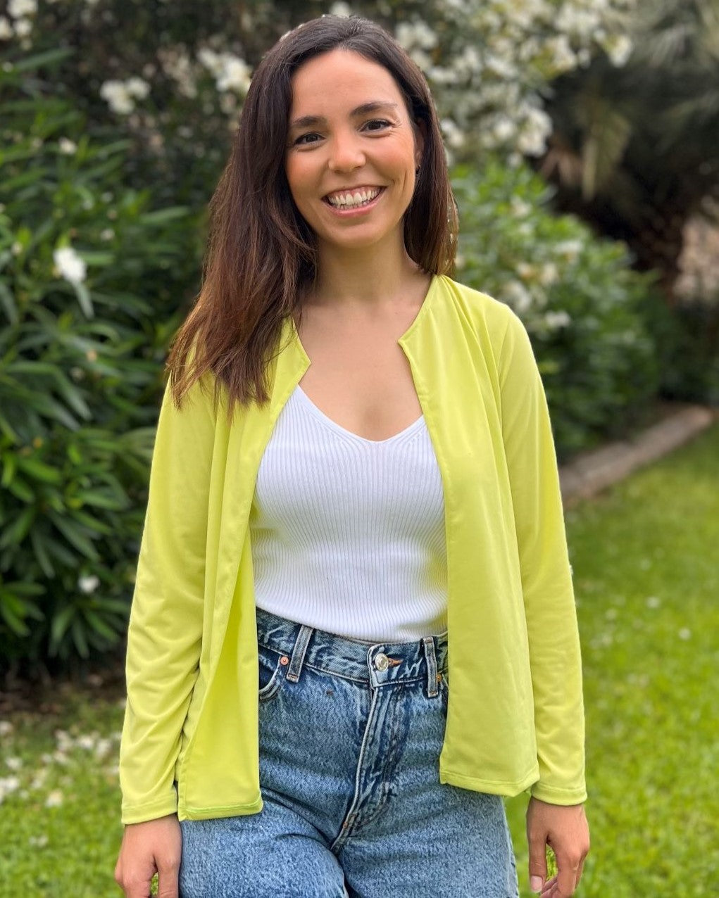 Packable white jacket