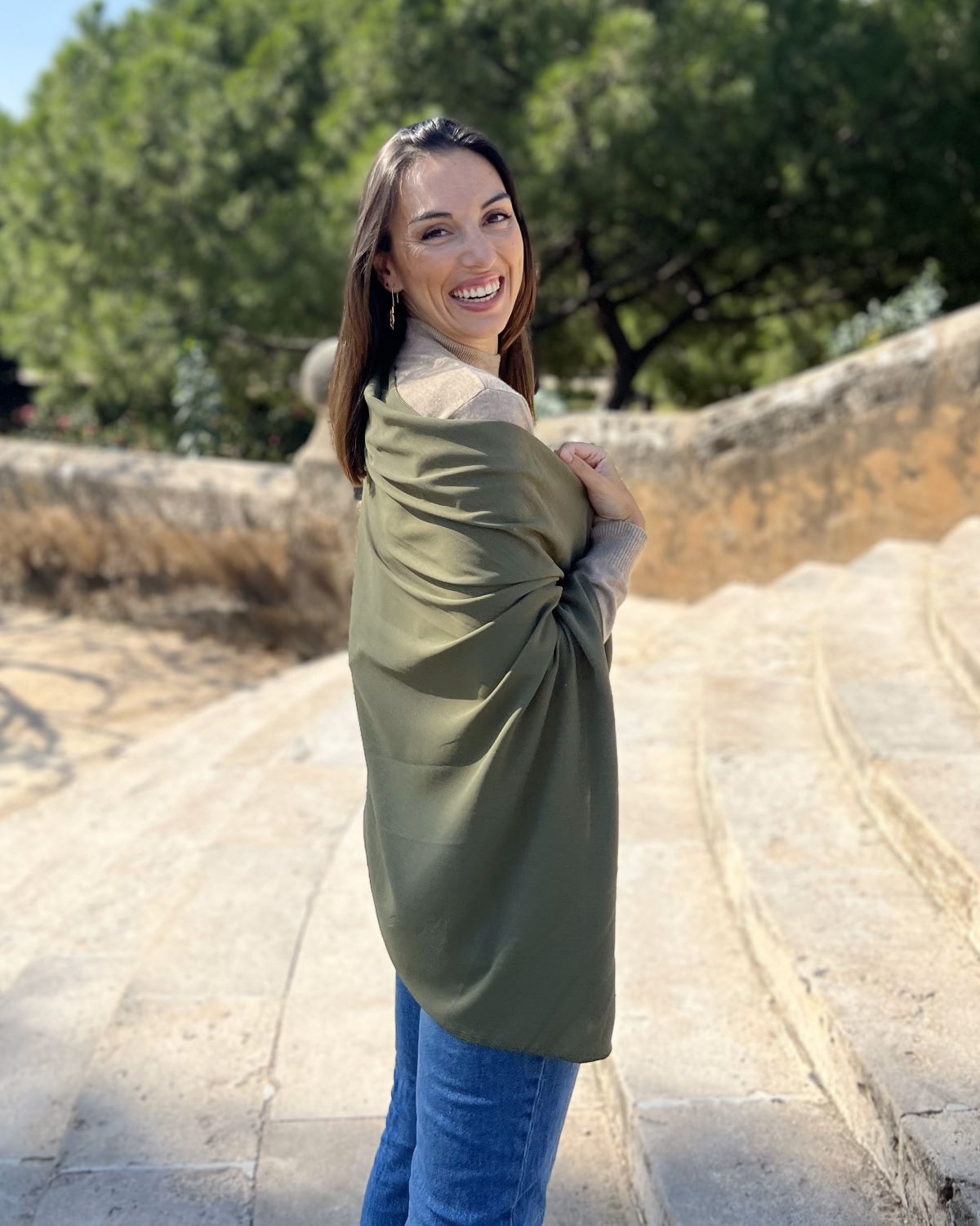 Foldable military scarf