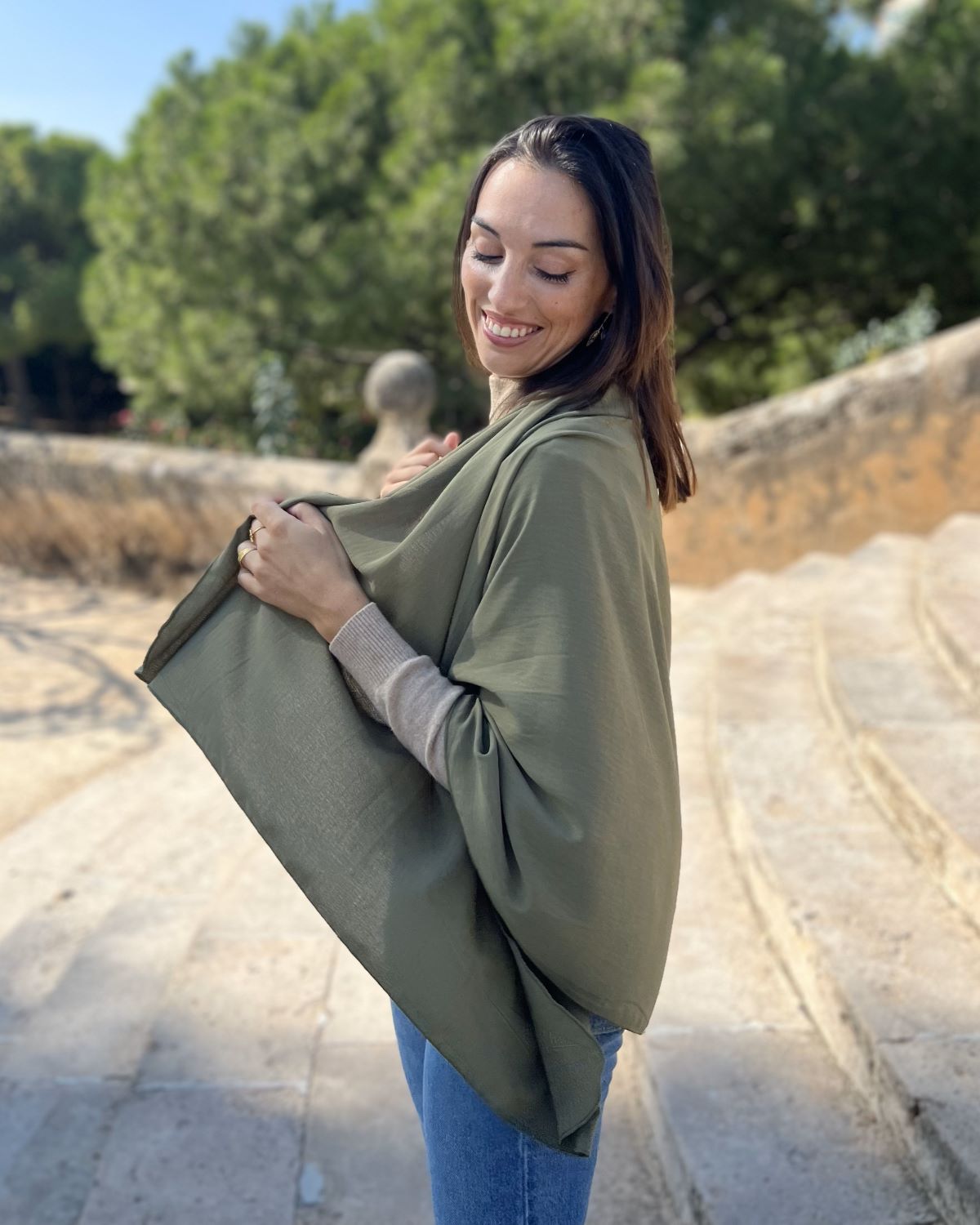 Foldable military scarf