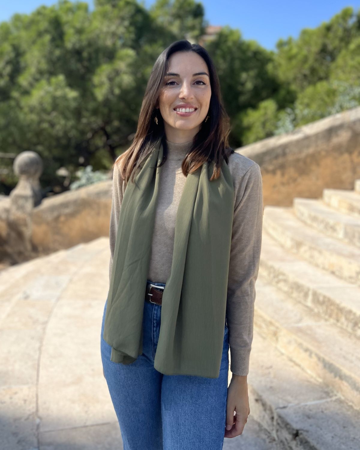 Foldable military scarf
