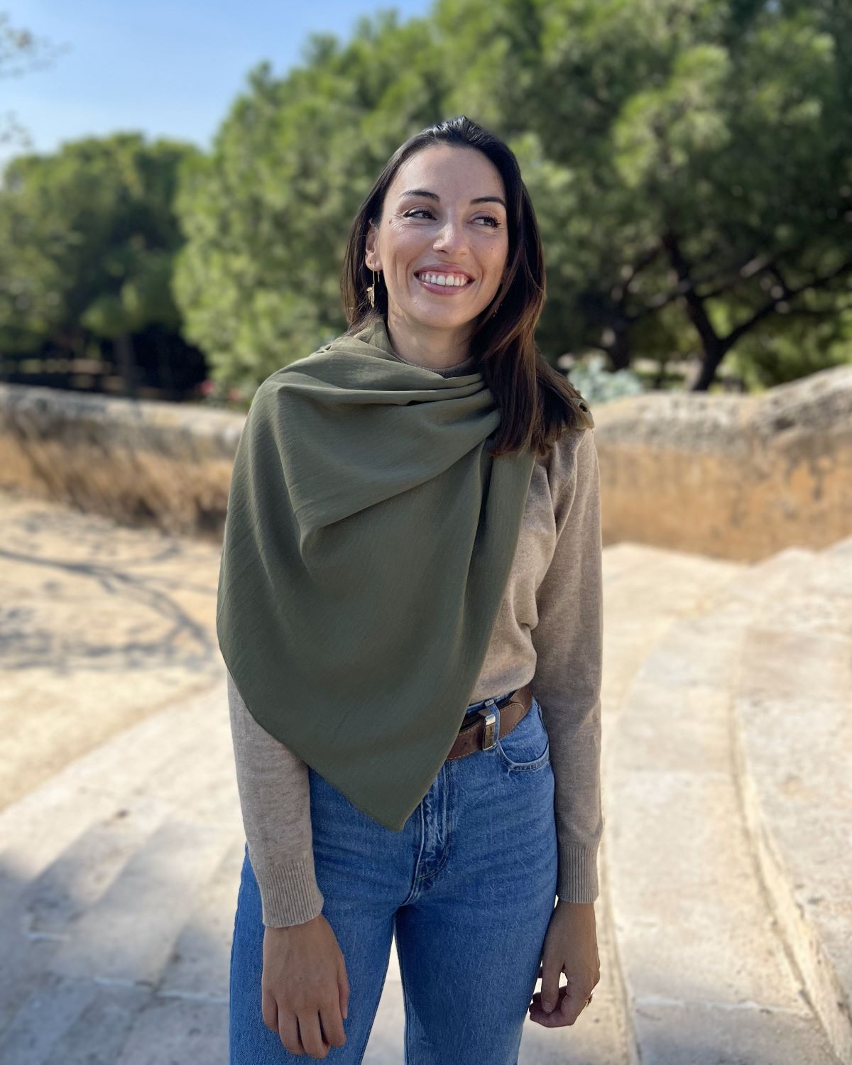 Foldable military scarf