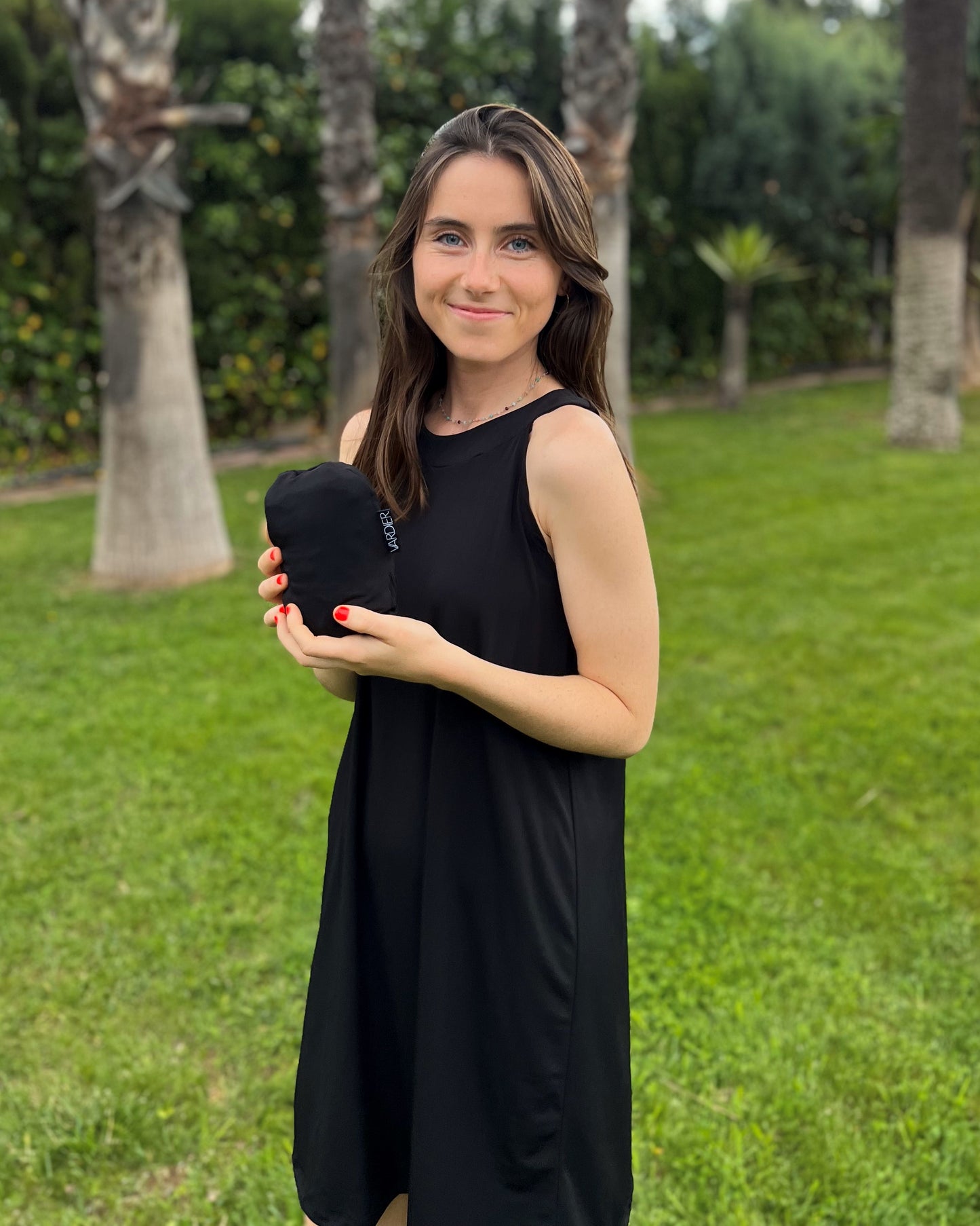 Foldable Navy Short Dress