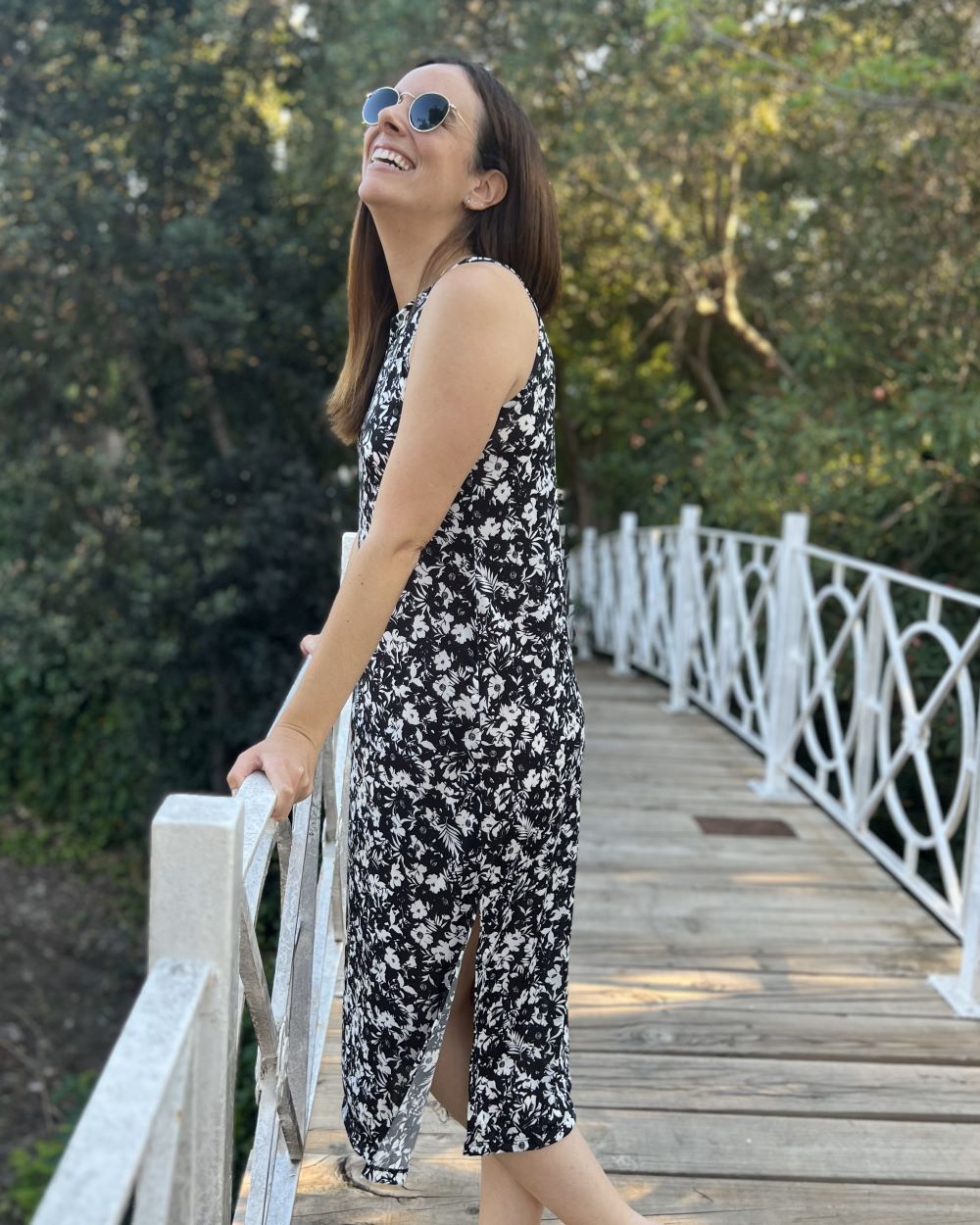 Black Foldover Maxi Dress