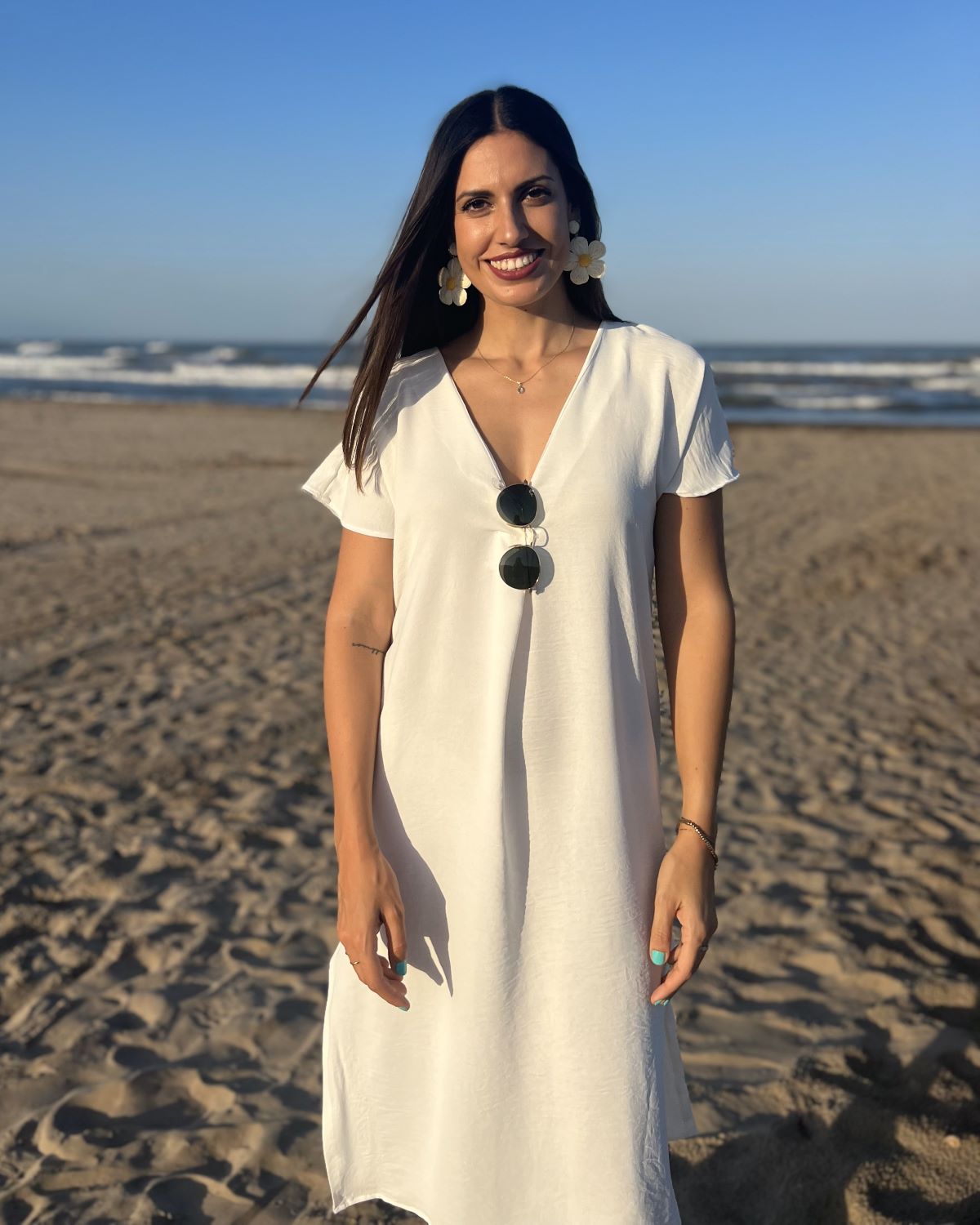 Black Foldover Maxi Dress