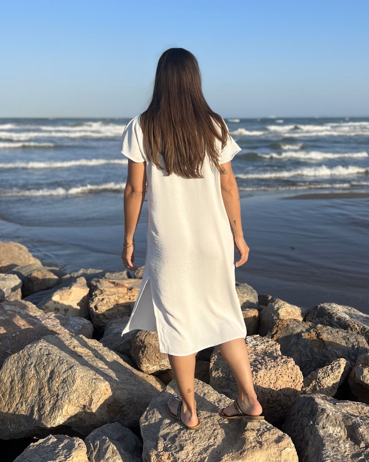 Black Foldover Maxi Dress