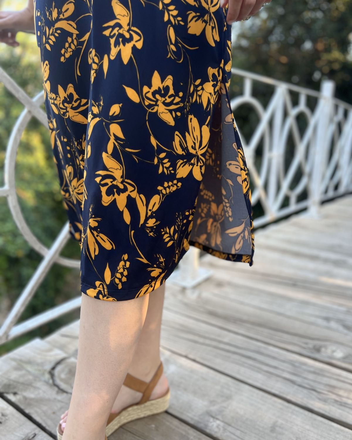 Black Foldover Maxi Dress