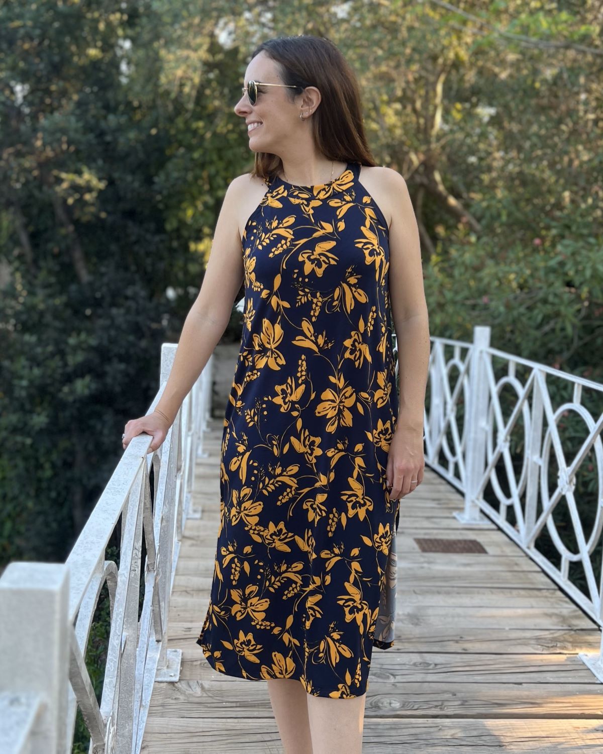 Black Foldover Maxi Dress