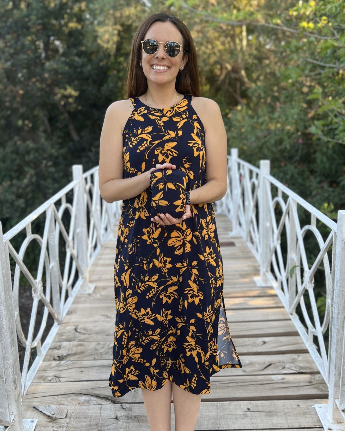 Black Foldover Maxi Dress