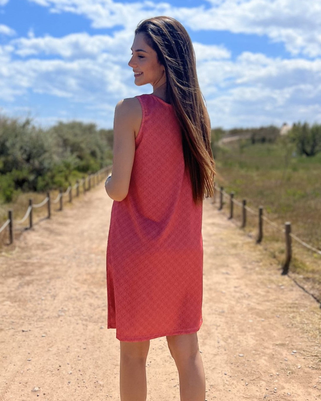Foldable Navy Short Dress