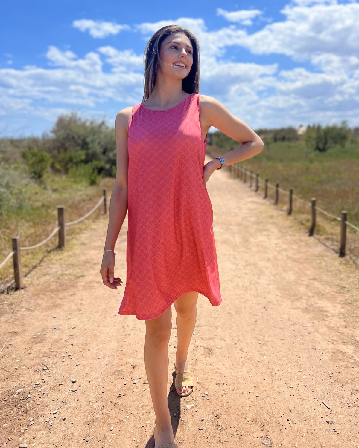 Foldable Navy Short Dress