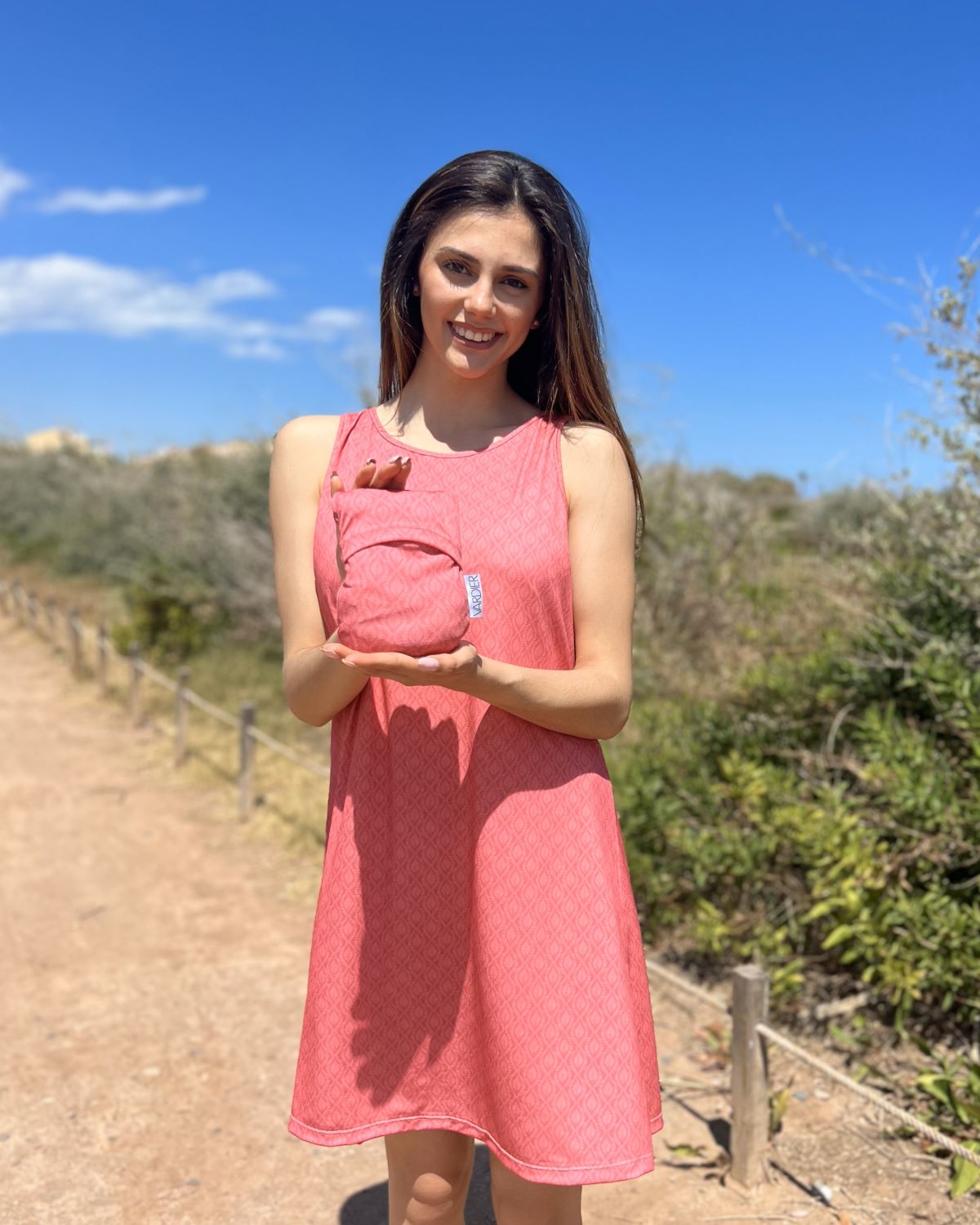 Foldable Navy Short Dress