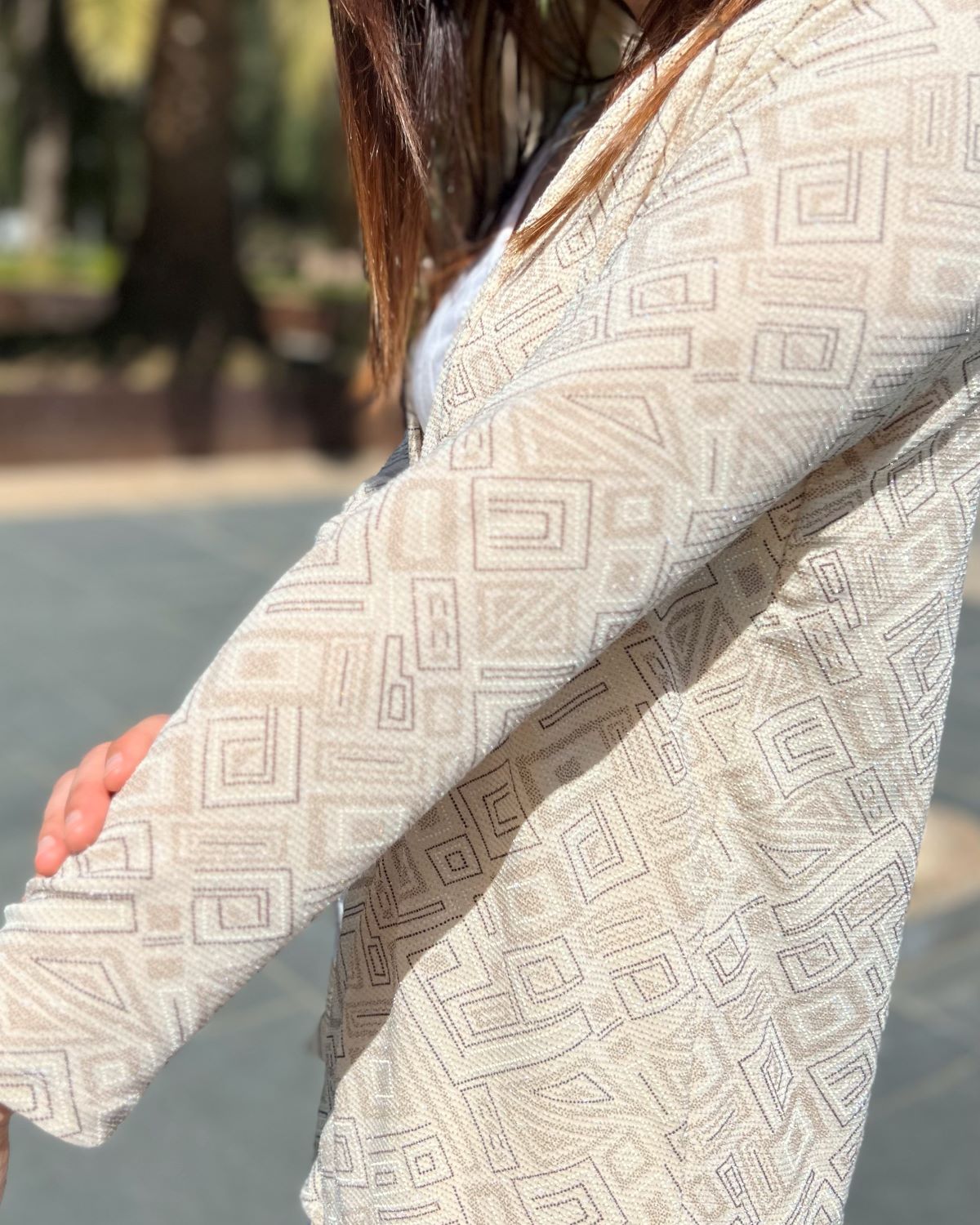 Black fold over cardigan