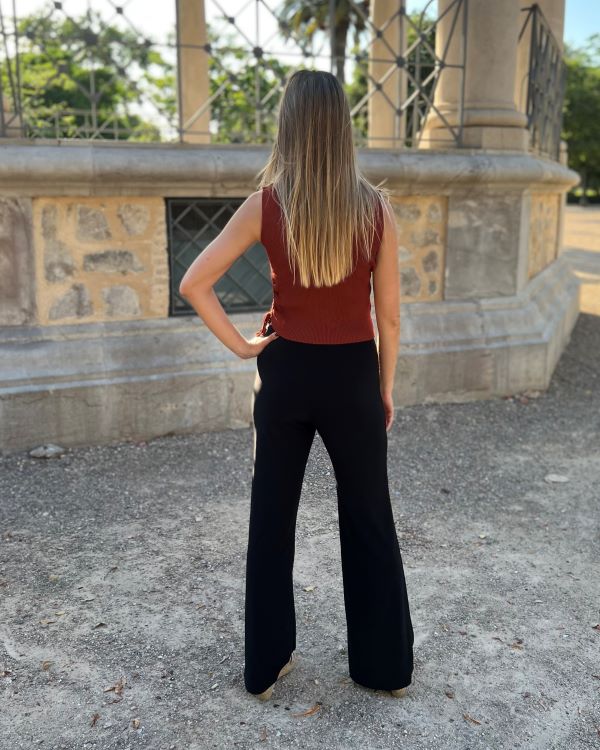 Foldable black pants