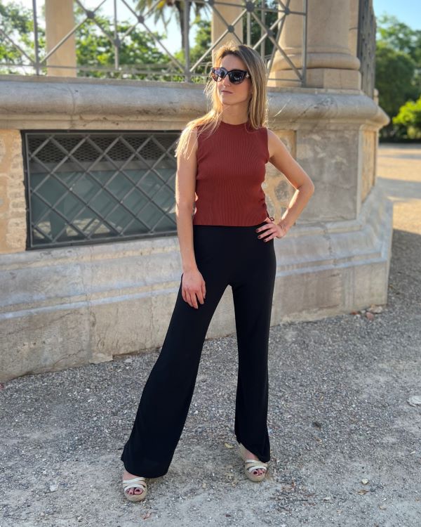 Foldable black pants