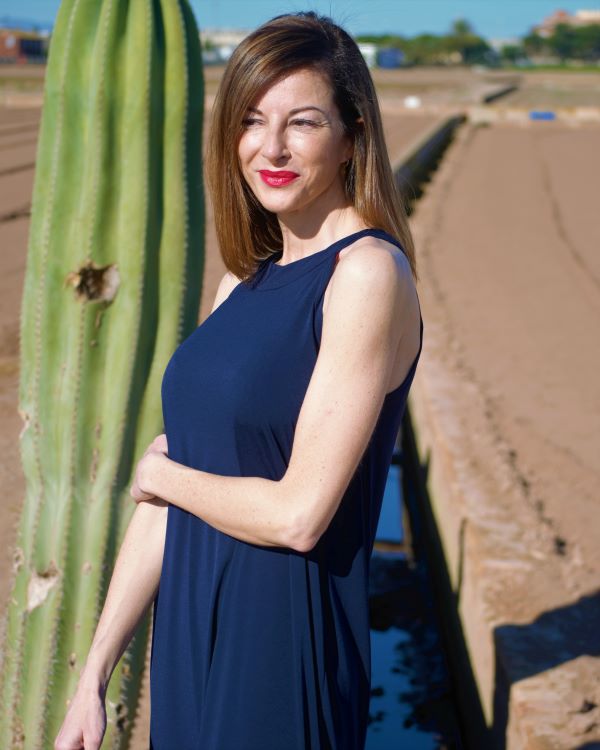 Long Navy Packable Dress