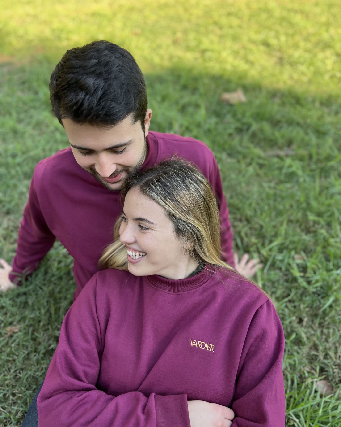 Garnet unisex backpack sweatshirt