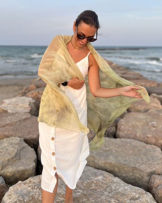 Foldable Avocado Pareo/Scarf 