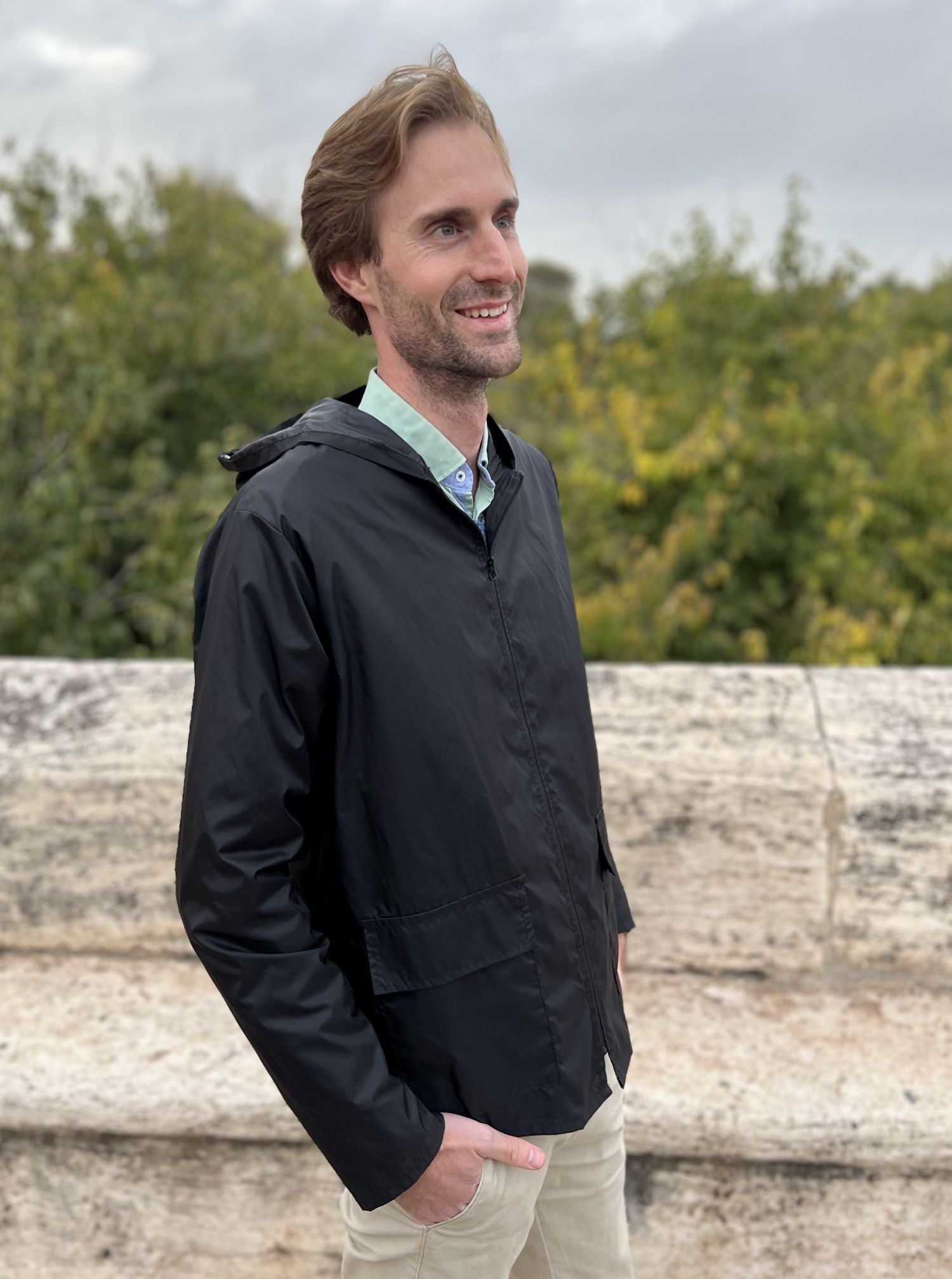 Barbour foxtrot cheap waterproof jacket